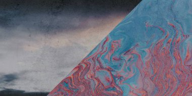 Sert ve desenli tuğla duvar arkaplanı