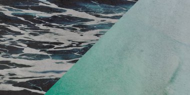 Huysuz ve sert beton doku arka planı