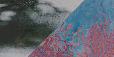 Renkli ve gökkuşağı desenli arkaplan