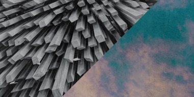 Renkli ve gökkuşağı desenli arkaplan