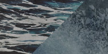 Mozaik ve tesselleştirilmiş doku arkaplanı