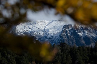 Cerro Lopez Nevado, in Bariloche, one of the most emblematic mountains of Argentine Patagonia.