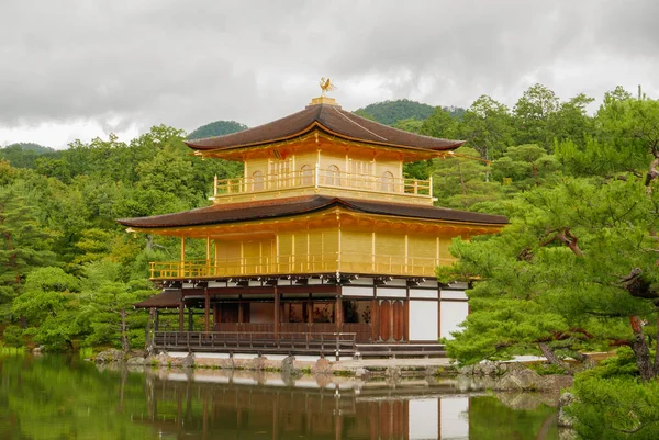 Храм Кинкаку Дзи Храм Дзен Севере Киото Киото Должно Подходящим — стоковое фото