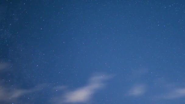 Cosmic Splendor Mirando Cielo Nocturno Desde Cumbre Cielo Estrellado Verano — Vídeos de Stock