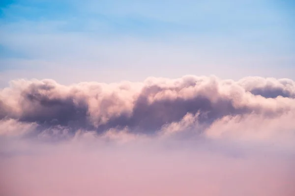 Nature Canvas Dynamic Clouds Drifting Mountain Blue Sky Dalam Bahasa — Stok Foto