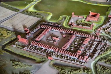 Dzialdowo, Polonya 24 Haziran 2024, şehirde bir yürüyüş 