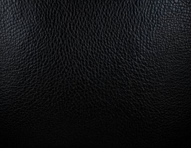 Koyu siyah deri doku.