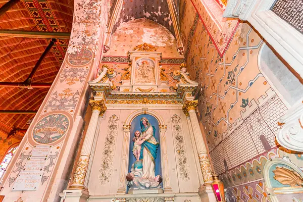 Belleme Orne France Mart 2022 Kilise Azizi Sauveur Mimari Dekorları — Stok fotoğraf