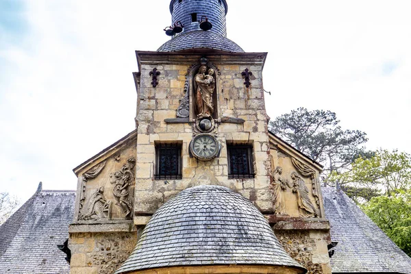 Honfleur Calvados Normandy France エイプリル21 2022 オンフルールのノートルダム大聖堂の外観と装飾 — ストック写真
