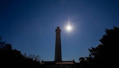 Phare des baleines, balina deniz feneri, ile de Re adası, Biscay körfezi, charente marine, France, mimar Leonce Reynaud, yıl 1850