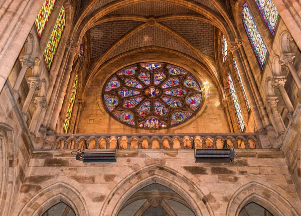 Moulinen Allier Frankrijk April 2022 Interieur Architectonische Details Van Kerk — Stockfoto