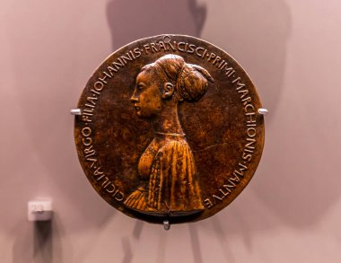 PARIS, FRANCE, ECTOBER 20, 2022: Ulusal Kütüphane dekorları, Richelieu sitesi, Paris, Fransa, mimarlar Jean-Louis Pascal tarafından inşa edildi. ve Alfred Recoura, 1897 'den 1932' ye kadar.