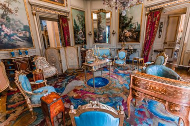 PARIS, FRANCE, ARALIK 01, 2022: Nissim de Camondo Müzesi, Paris, Fransa