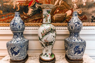 PARIS, FRANCE, ARALIK 01, 2022: Nissim de Camondo Müzesi, Paris, Fransa