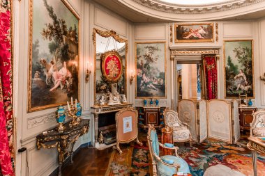 PARIS, FRANCE, ARALIK 01, 2022: Nissim de Camondo Müzesi, Paris, Fransa