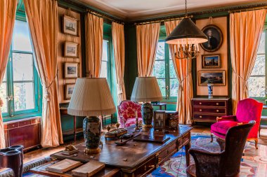 PARIS, FRANCE, ARALIK 01, 2022: Nissim de Camondo Müzesi, Paris, Fransa