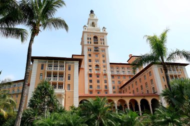 CORAL GABLES, FLORIDA, USA, MAY 14, 2012 : architectural details of The Biltmore hotel, coral gables, Florida, usa