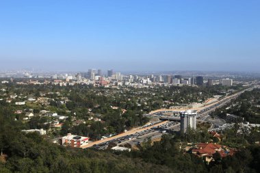 LOS ANGELES, CALIFORNIA - APRIL 15, 2015 : Exteriors of the Getty Center museum, in Los Angeles, california, united states