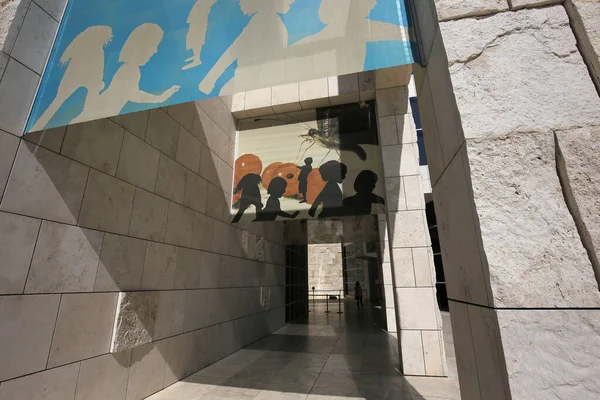Los Angeles California April 2015 Exteriors Getty Center Museum Los — стоковое фото