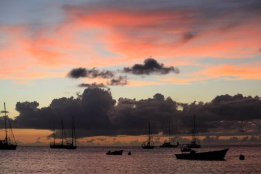 Fort de Francecity Körfezi, Atlantik Okyanusu, La Martinique, Batı Hint Adaları, Fransa