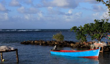 Tartane Plajı, La Martinique adasının doğu kıyısında, Batı Hint Adaları, Fransa