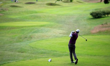 Paris, Fransa, 18 Haziran 2012: Fransa Açık 2012 'de golfçü