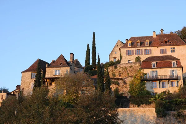 Dorp Beynac Dordogne Frankrijk — Stockfoto