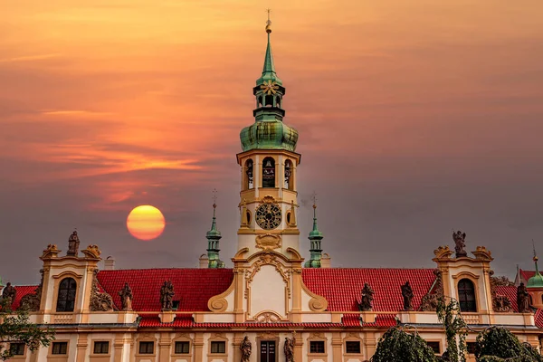 stock image PRAGUE, CZECH REPUBLIC, SEPTEMBER 08 : architectural details of Loreta church, september 08, 2019 in Prague, czech republic