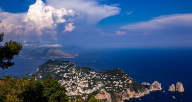 CAPRI ISLAND, ITALY, 10 Haziran 2015: Capri Adası, Capri Adası, İtalya