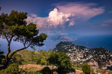 CAPRI ISLAND, ITALY, 10 Haziran 2015: Capri Adası, Capri Adası, İtalya