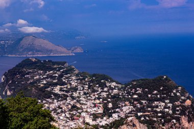 CAPRI ISLAND, ITALY, 10 Haziran 2015: Capri Adası, Capri Adası, İtalya