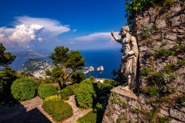 CAPRI ISLAND, ITALY, 10 Haziran 2015: Capri Adası, Capri Adası, İtalya