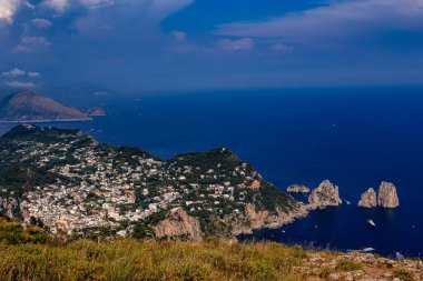 CAPRI ISLAND, ITALY, 10 Haziran 2015: Capri Adası, Capri Adası, İtalya