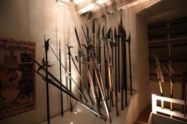 CASTELNAUD, FRANCE, 16 Temmuz 2015: Fransa Dordogne, Fransa 'da Chateau de Castelnaud la chapelle, 16 Temmuz 2015