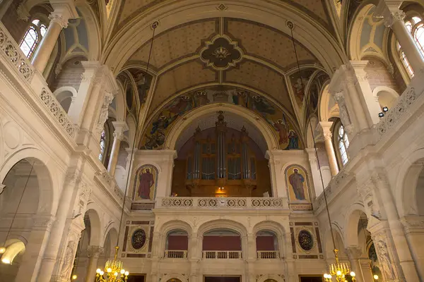 Παρισι Γαλλια Νοεμβριου 2013 Αρχιτεκτονικές Λεπτομέρειες Της Εκκλησίας Του Trinite — Φωτογραφία Αρχείου