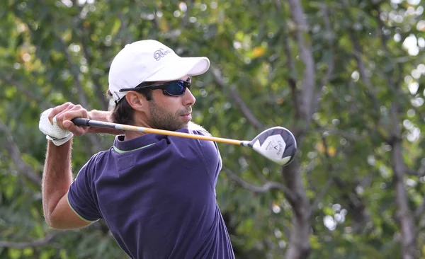 Pont Royal France October 2013 Golfer Frederic Abadie Action Masters — 스톡 사진