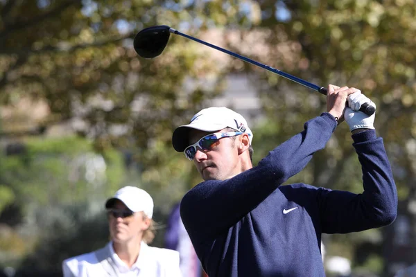 Pont Royal France October 2013 Golfer Jeff Lucquin Action Masters — 스톡 사진