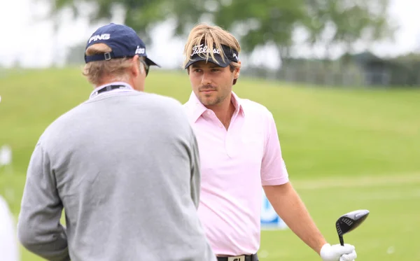 Paris France July 2013 French Golfer Victor Dubuisson Action French — 스톡 사진