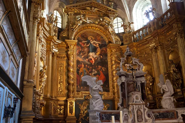 Lisle Sur Sorgue Francia Ottobre 2013 Interiors Collegiale Medieval Church — Foto Stock