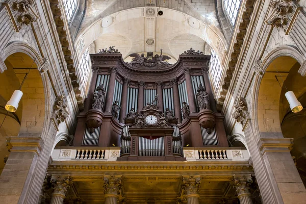 stock image PARIS, FRANCE, APRIL 04,  2017 : interiors decor of saint sulpice  church, april 04, 2017, in Paris, France