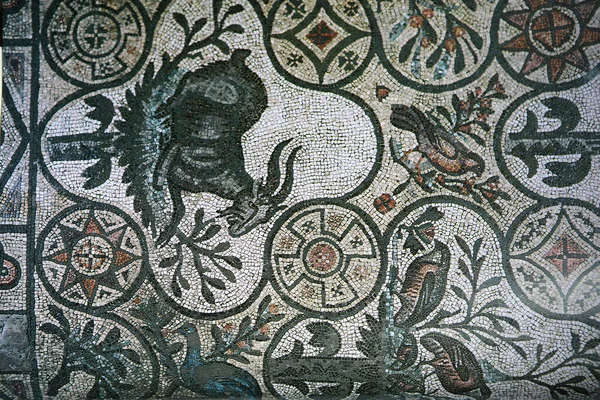Novgorod Russland März 2015 Byzantinisches Antikes Mosaik Der Aula Theodorienne — Stockfoto