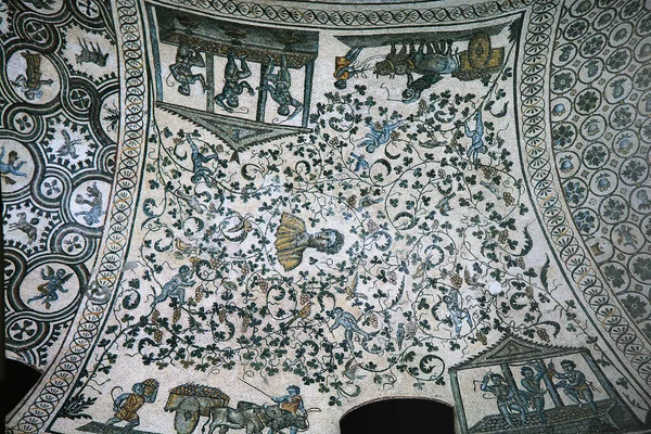 Novgorod Russland März 2015 Byzantinisches Antikes Mosaik Der Aula Theodorienne — Stockfoto
