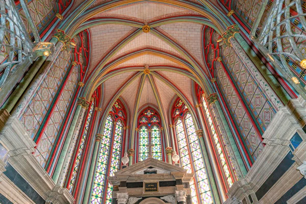 奥莱安斯 法兰西 2023年4月20日 圣十字大教堂的内部和建筑装饰 — 图库照片