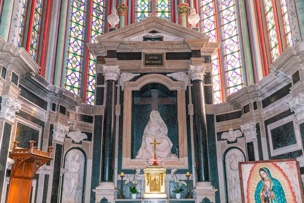 Orleans Frankrijk April 2023 Interieurs Architectonische Decors Van Kathedraal Basiliek — Stockfoto