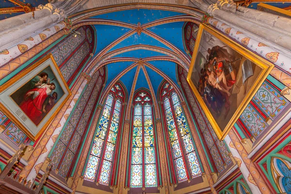 Orleans France April 2023 인테리어 Decors Cathedral Basilica Holy Cross — 스톡 사진
