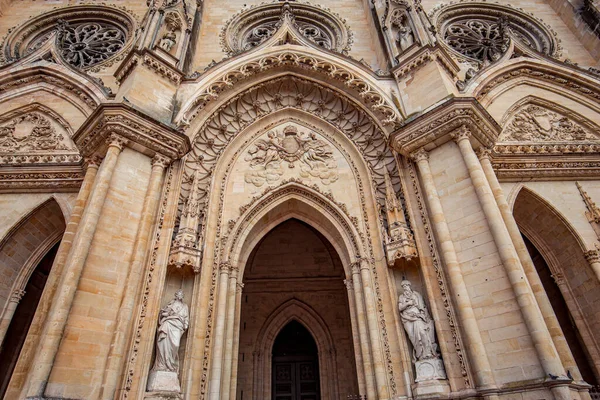 Orleans France April 2023 Underteriors Architecture Decors Cathedral Basilica Holy — 图库照片