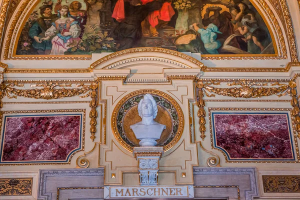 Vienna Austria Mayıs 2023 Viyana Devlet Operasının Mekan Freskler Mimari — Stok fotoğraf