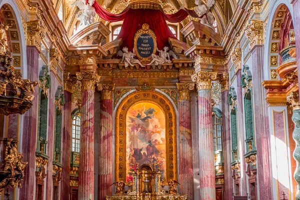 Vienne Autriche Mai 2023 Intérieurs Fresques Détails Architecturaux Église Jésuite — Photo
