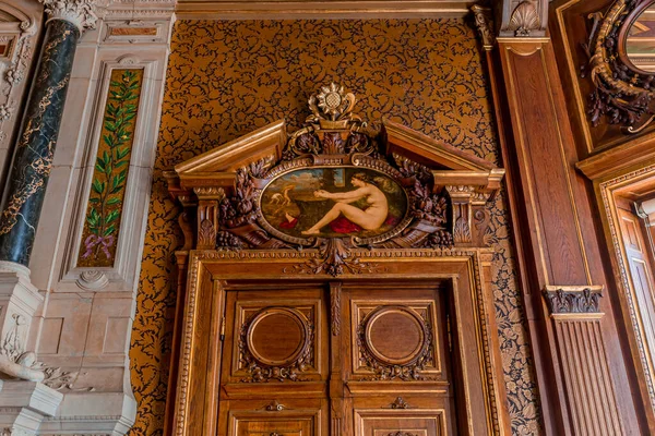 Paris França Junho 2023 Interiores Coleções Móveis Decorações Mansão Paiva — Fotografia de Stock