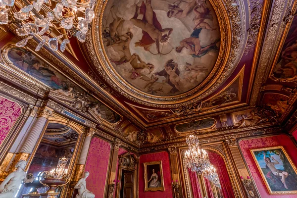 Paříž Francie Června 2023 Interiéry Sbírky Nábytek Výzdoba Zámku Paiva — Stock fotografie